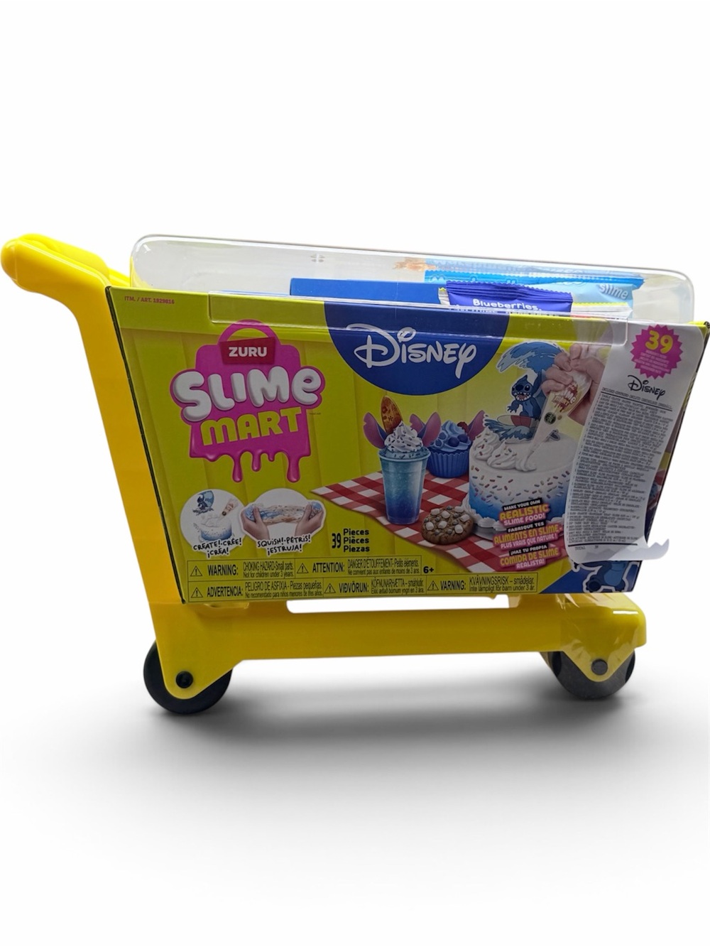 Disney Slime Mart Playset in Bright Yellow Cart